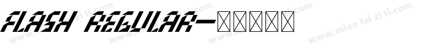Flash Regular字体转换